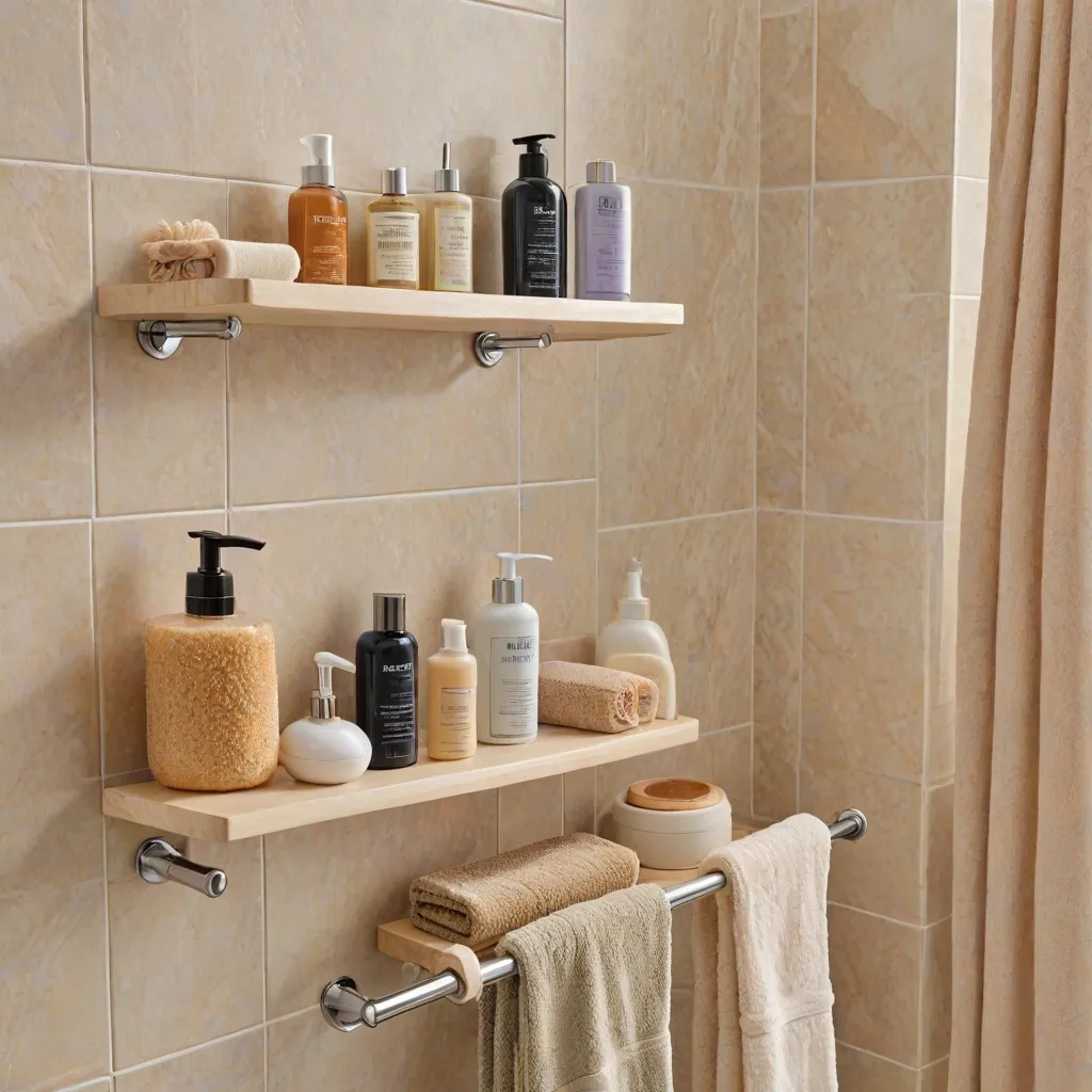 Na jakiej wysokości półka pod prysznicem: optymalne umiejscowienie